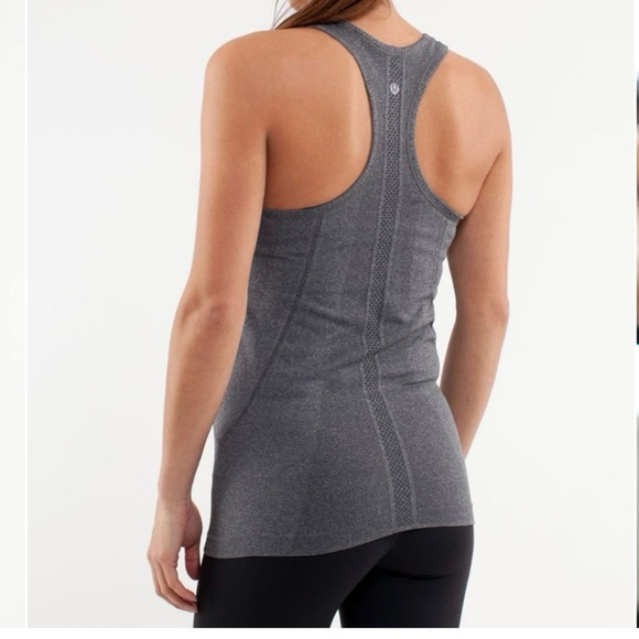 Lululemon Run: Swiftly Racerback Grey Tank Top - Picture 2 of 8